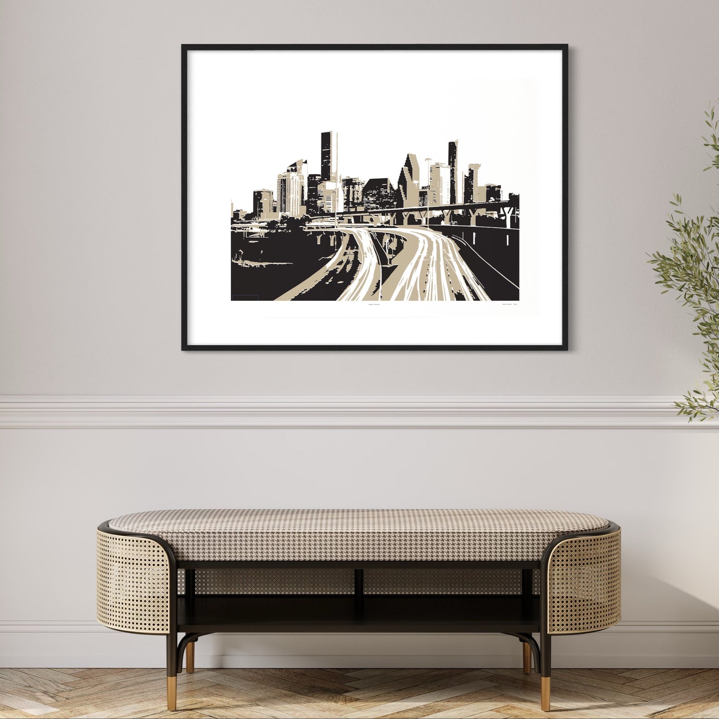 Houston - Black Skyline 2025