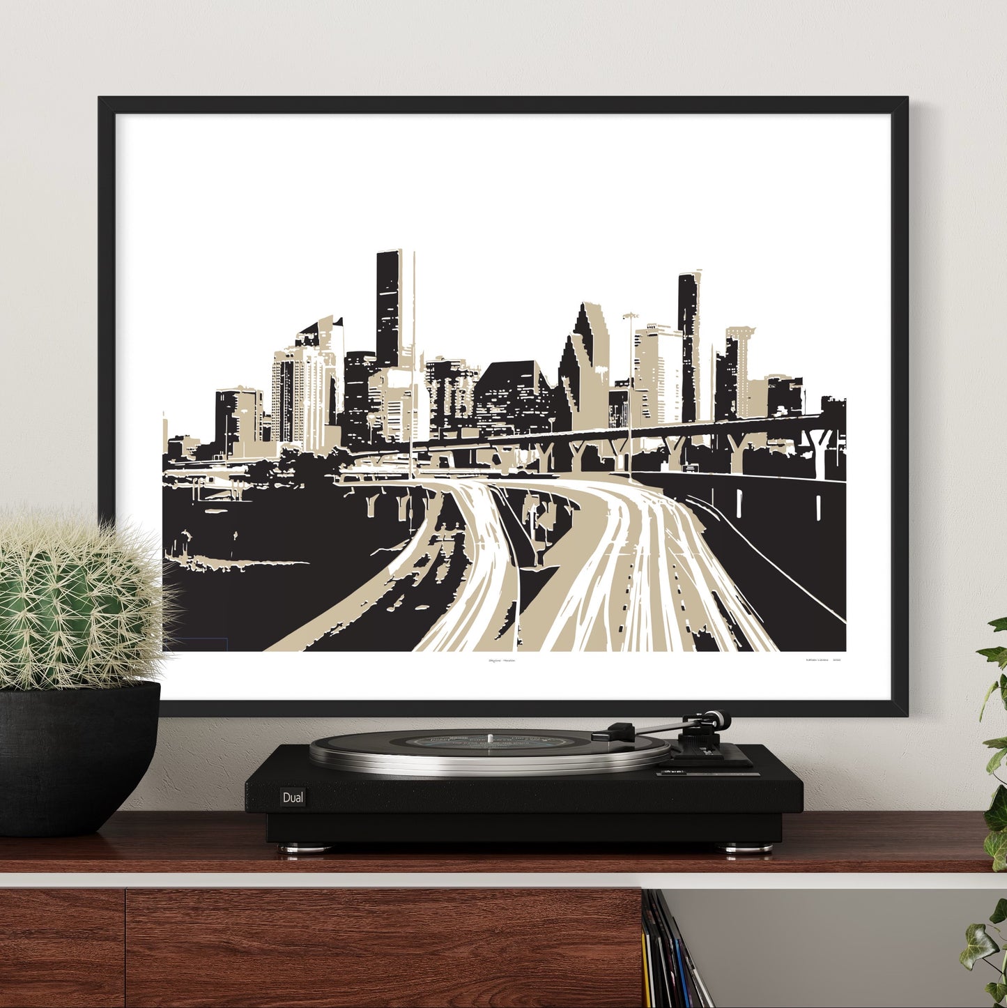 Houston - Black Skyline 2025