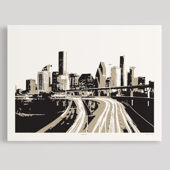 Houston - Black Skyline 2025